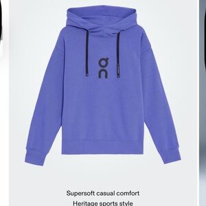 On Running purple women’s Hoodie NWT size large